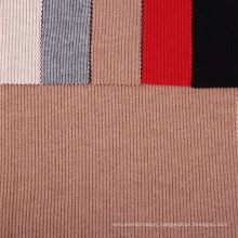 China manufacturer customize color interlock pique chunky knit flat back rib fabric